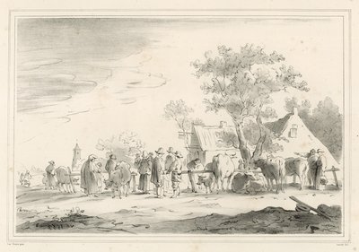 Viehmarkt von Jan Josephsz van Goyen